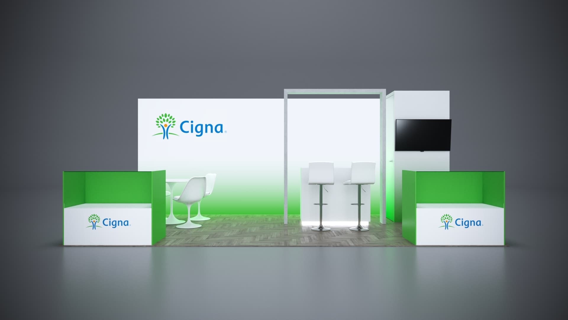 10' x 20' Custom Rental Displays by ExpoNetUSA