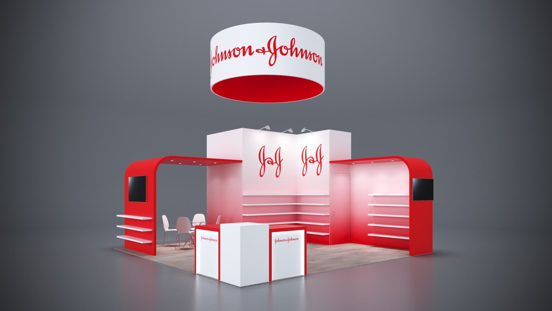 20' x 20' Custom Rental Displays by ExpoNetUSA