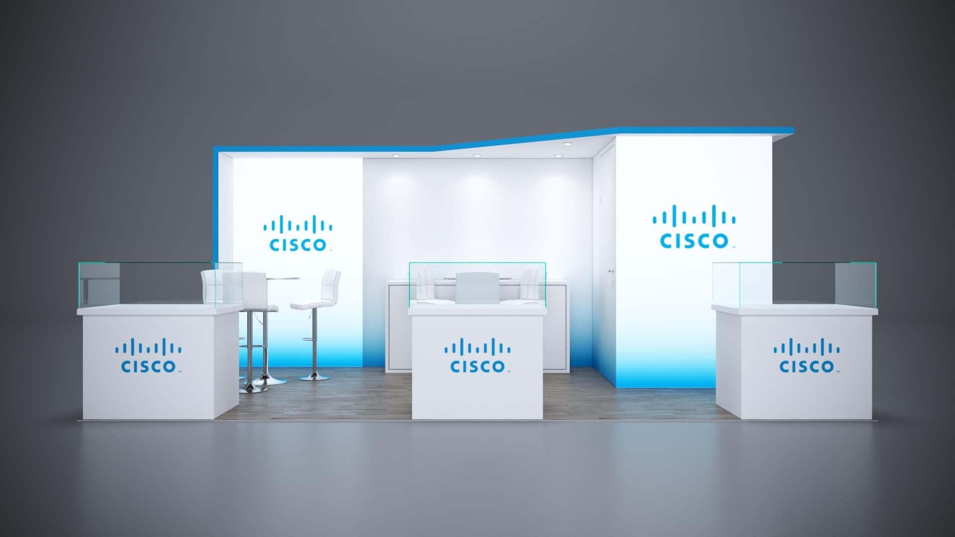 10' x 20' Custom Rental Displays by ExpoNetUSA