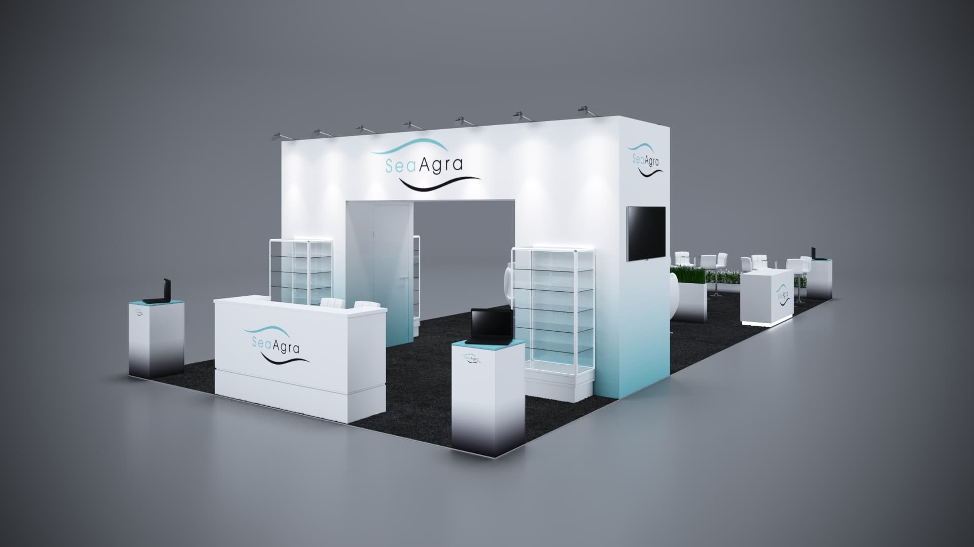 20' x 50' Custom Rental Displays by ExpoNetUSA