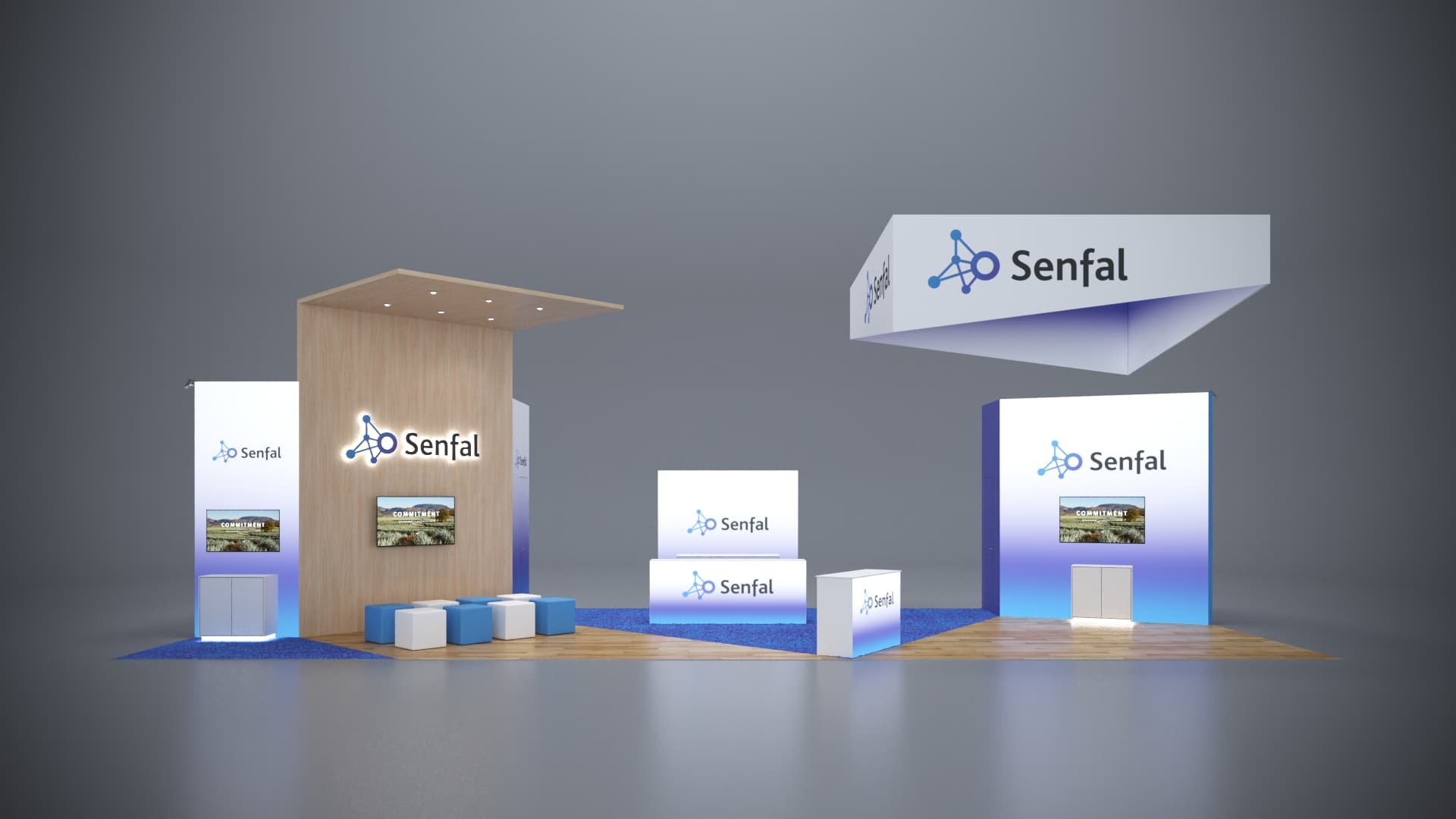 20' x 50' Custom Rental Displays by ExpoNetUSA
