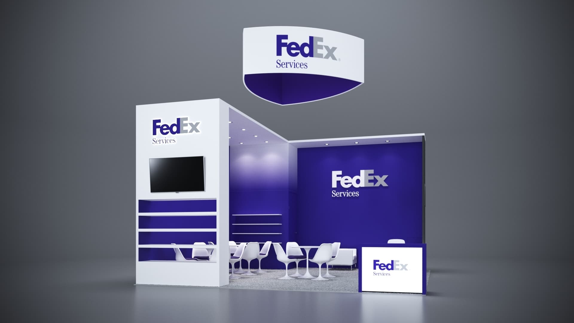 20' x 20' Custom Rental Displays by ExpoNetUSA