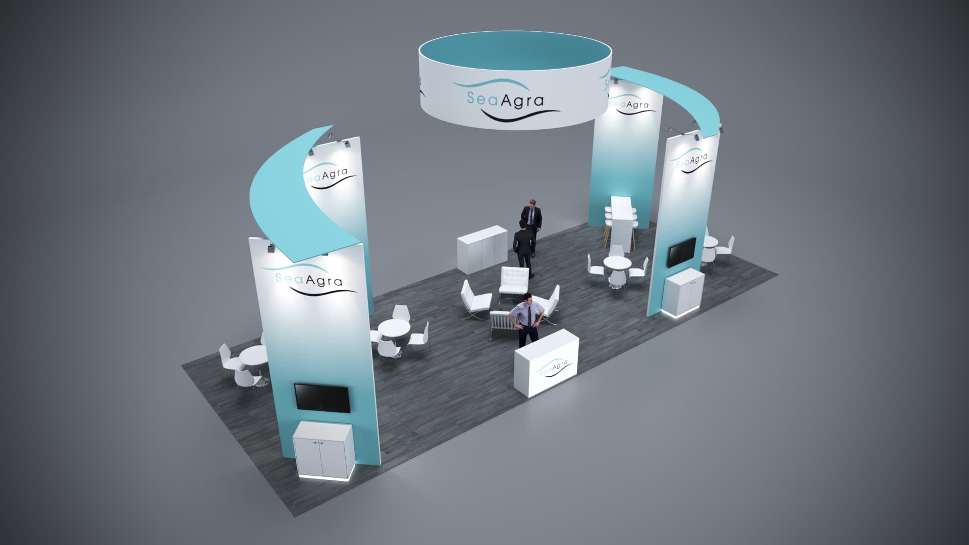 20' x 50' Custom Rental Displays by ExpoNetUSA