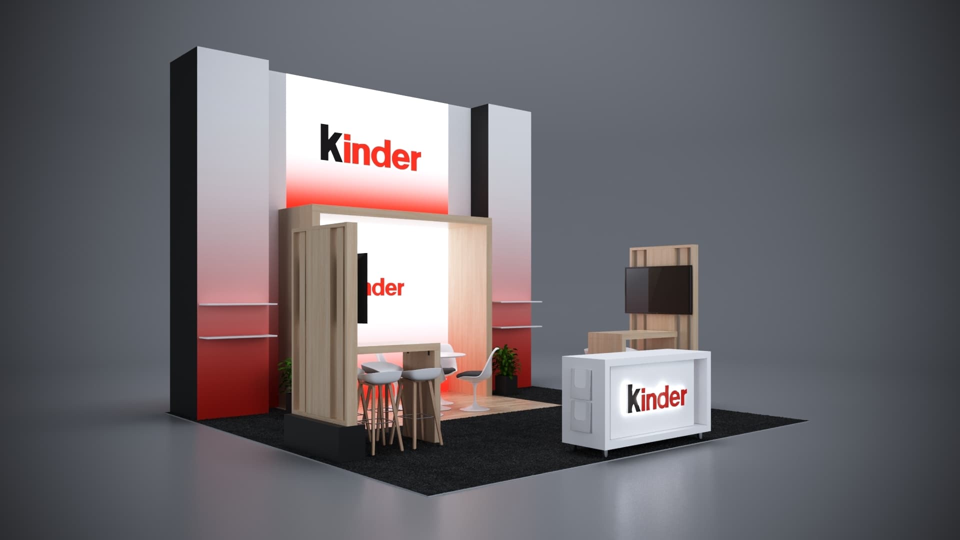 20' x 20' Custom Rental Displays by ExpoNetUSA