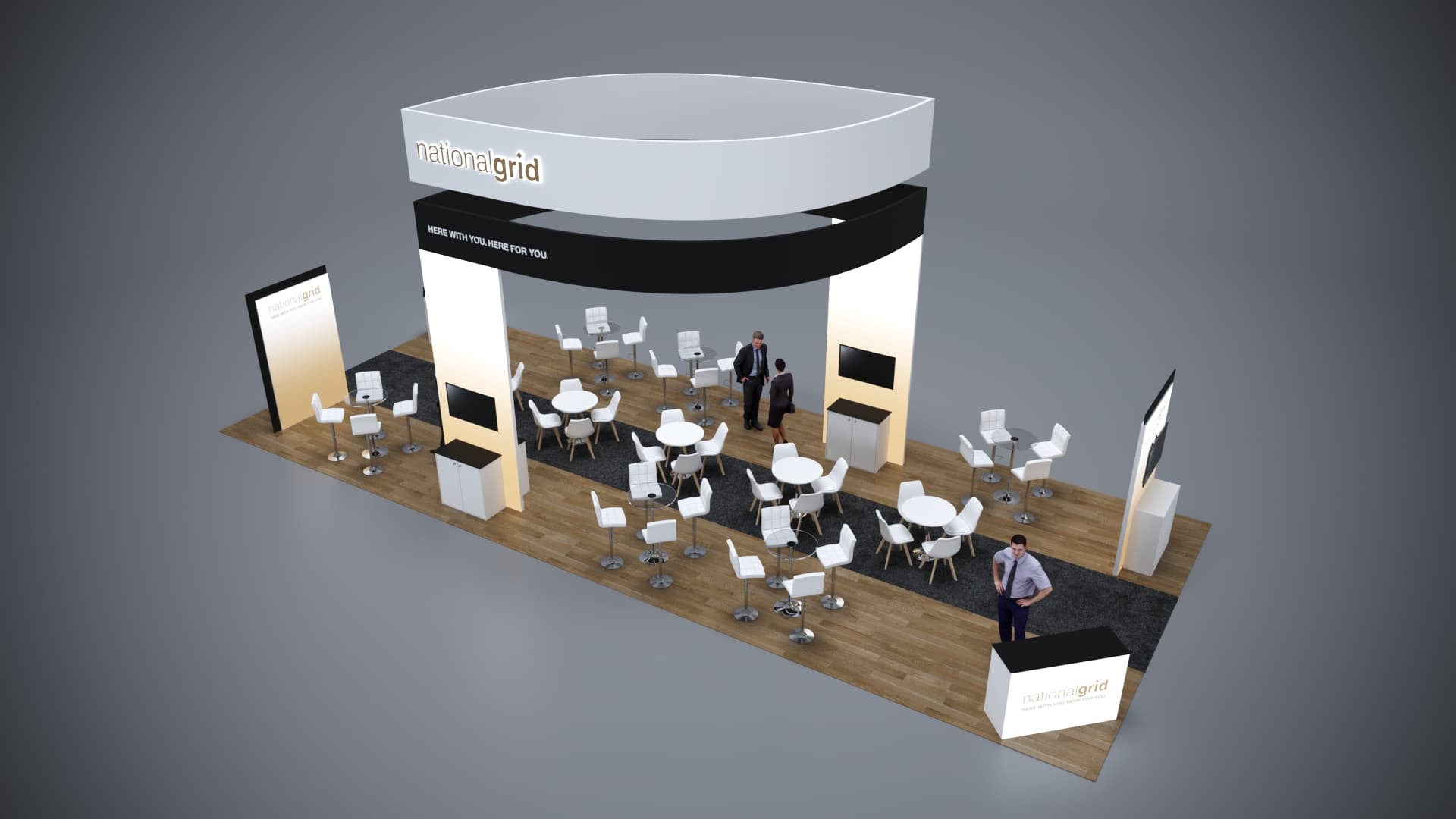 20' x 50' Custom Rental Displays by ExpoNetUSA
