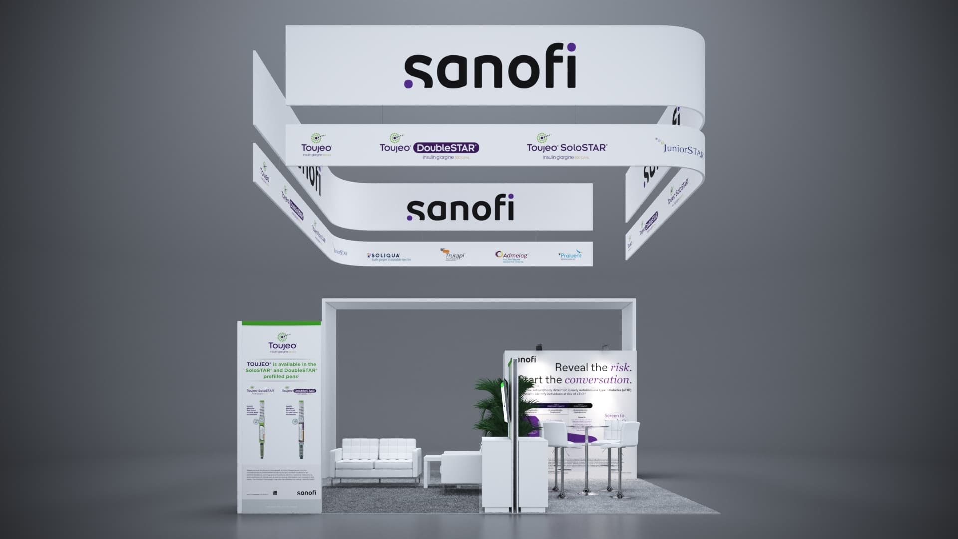 20' x 20' Custom Rental Displays by ExpoNetUSA