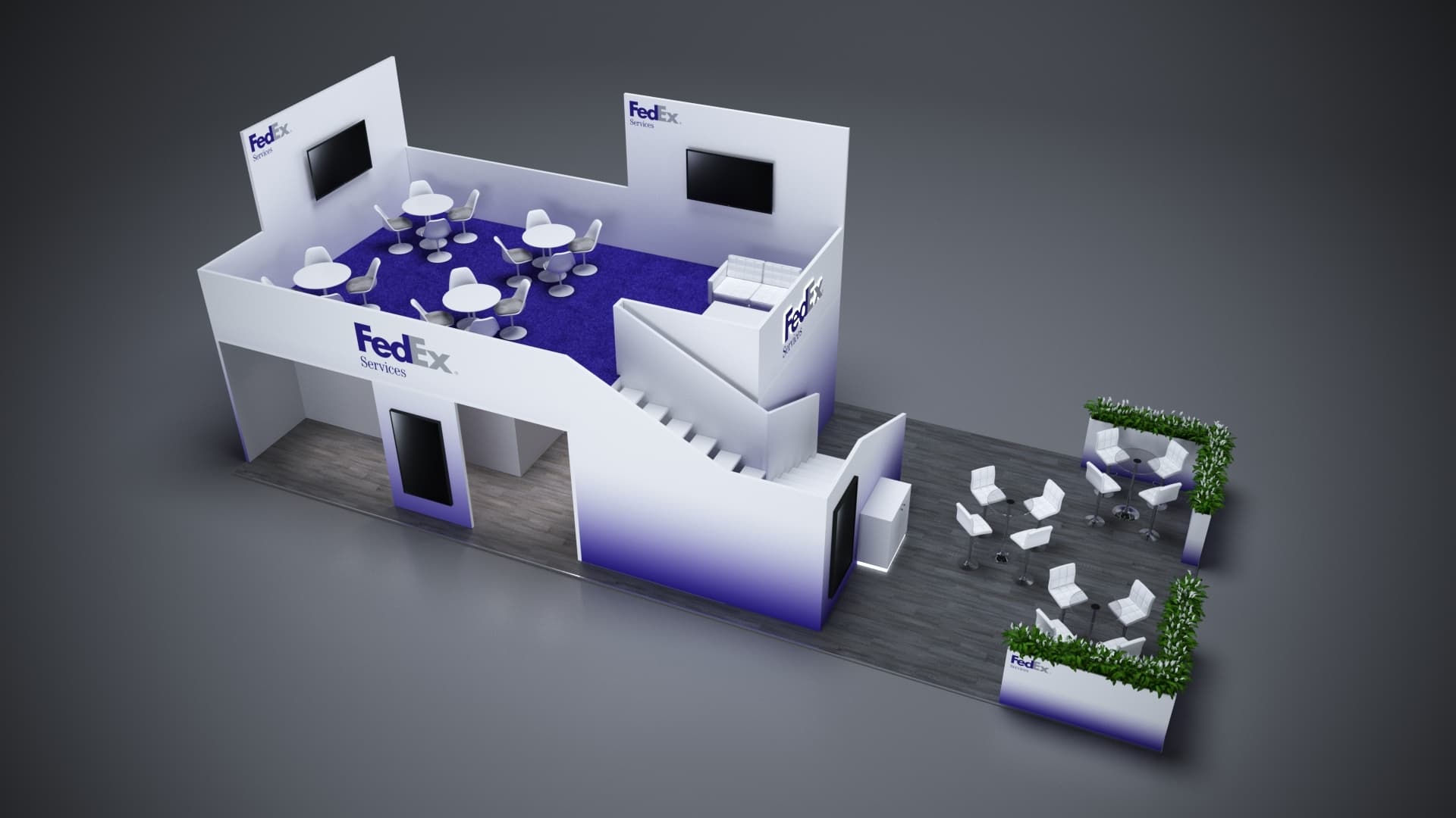 20' x 50' Custom Rental Displays by ExpoNetUSA
