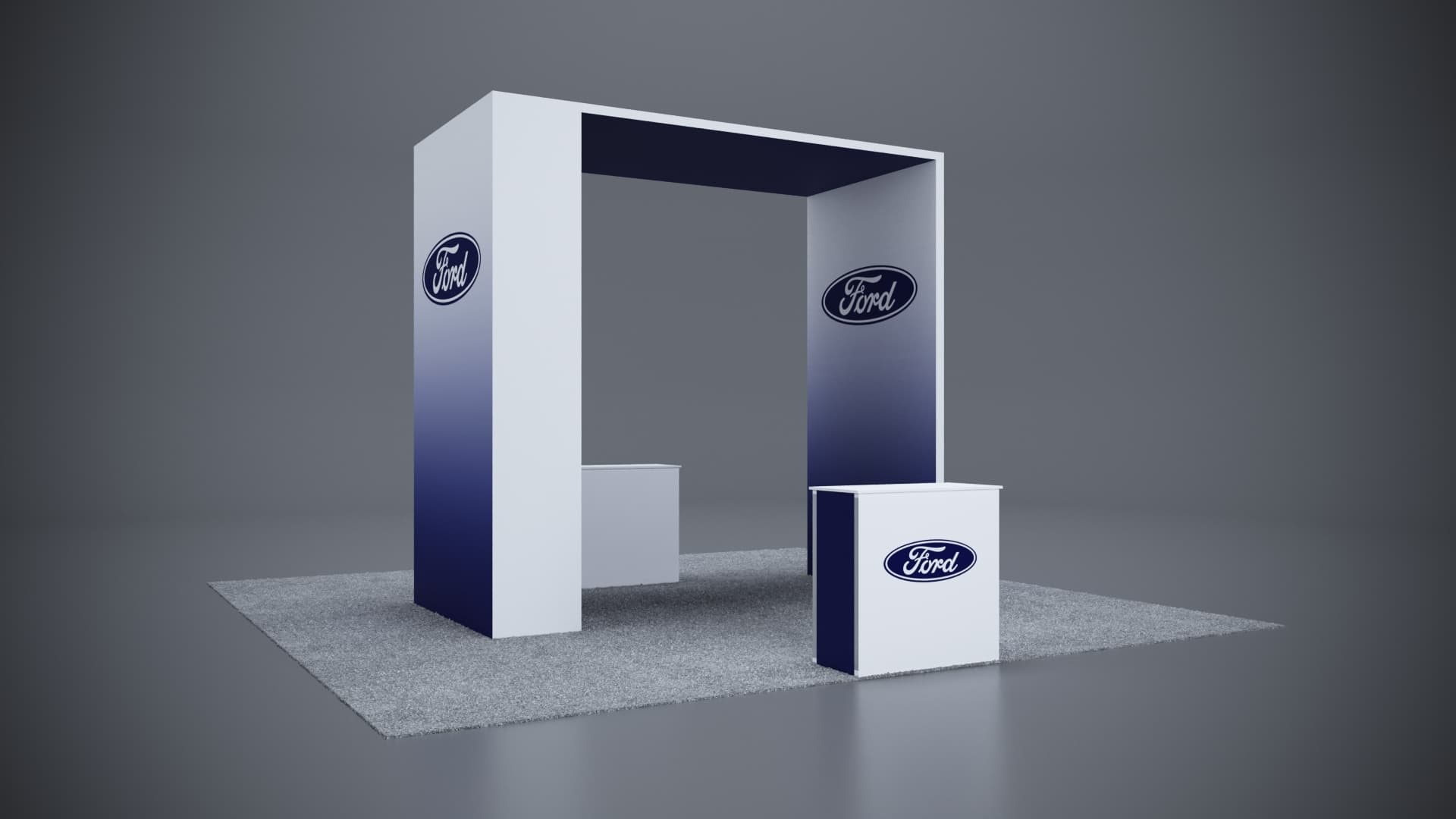 20' x 20' Custom Rental Displays by ExpoNetUSA