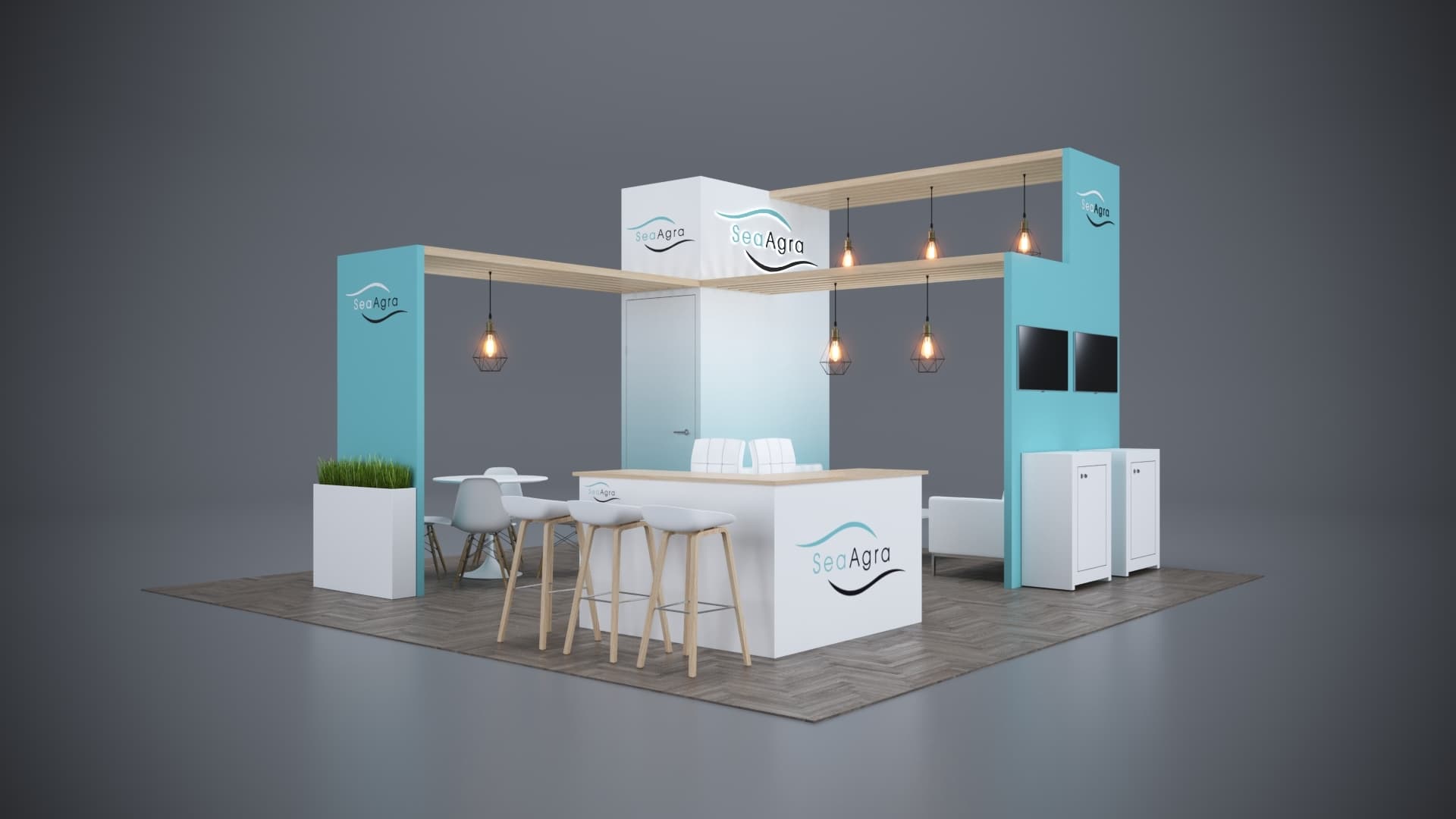 20' x 20' Custom Rental Displays by ExpoNetUSA