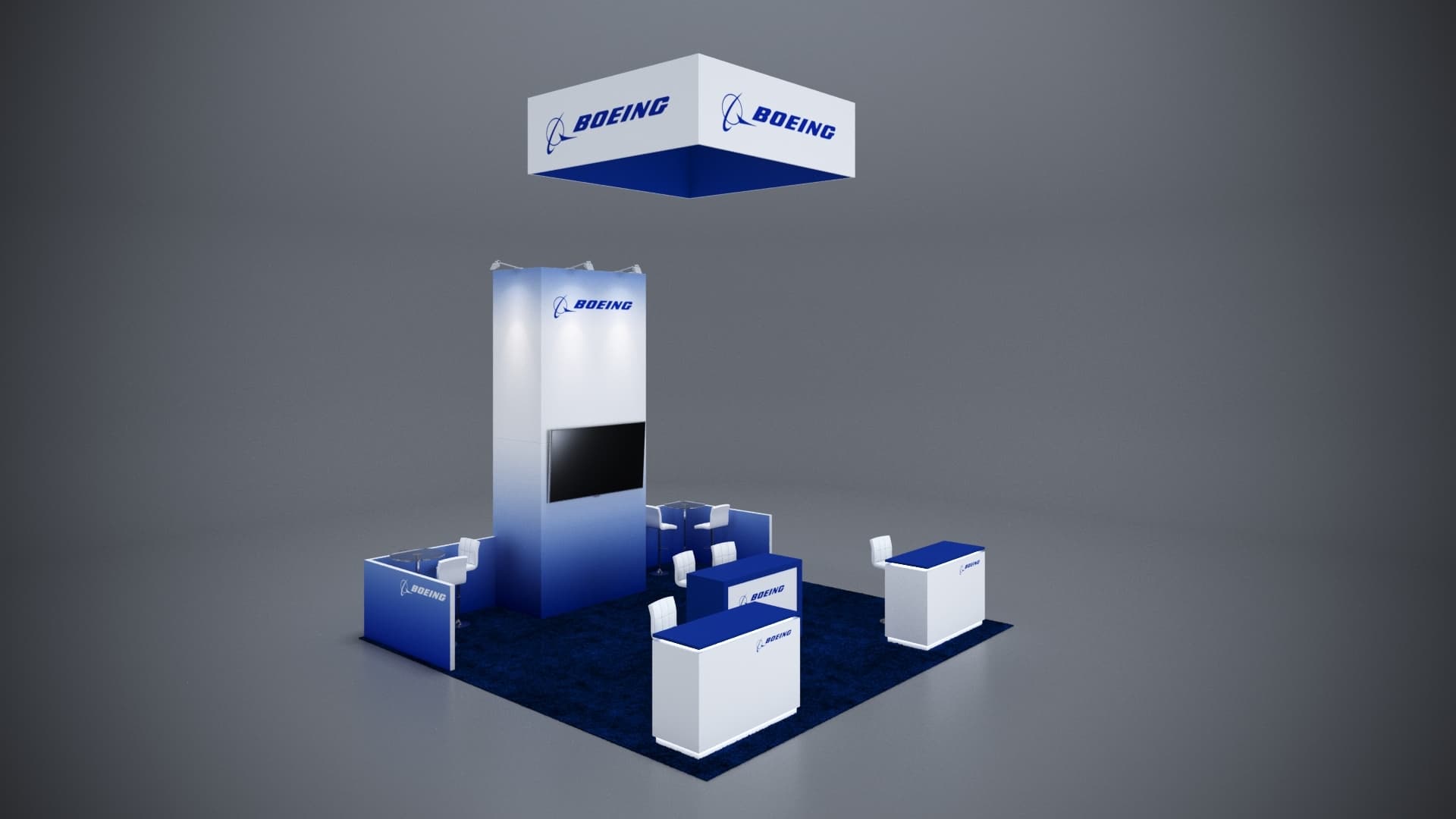 20' x 20' Custom Rental Displays by ExpoNetUSA
