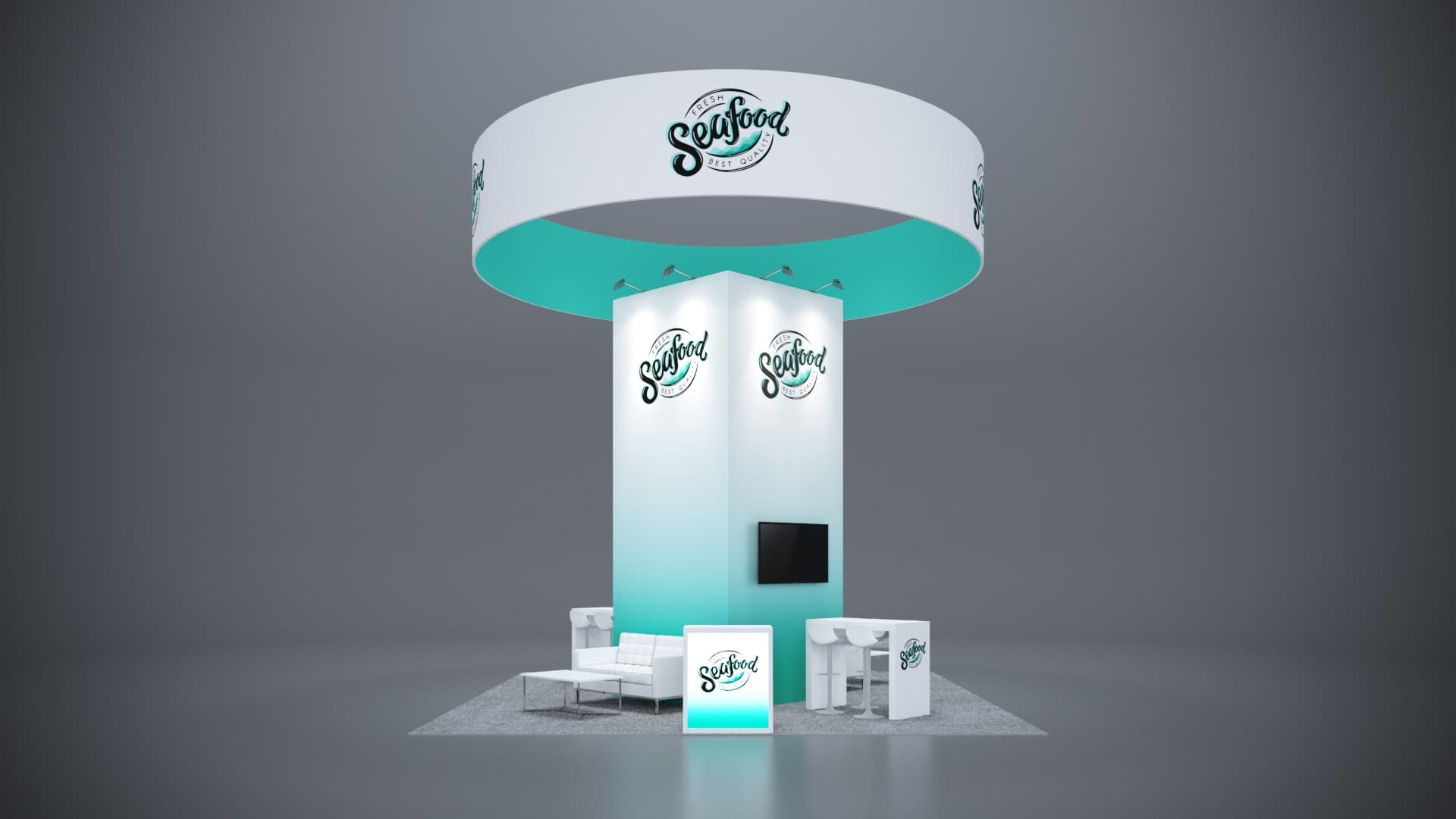 20' x 20' Custom Rental Displays by ExpoNetUSA