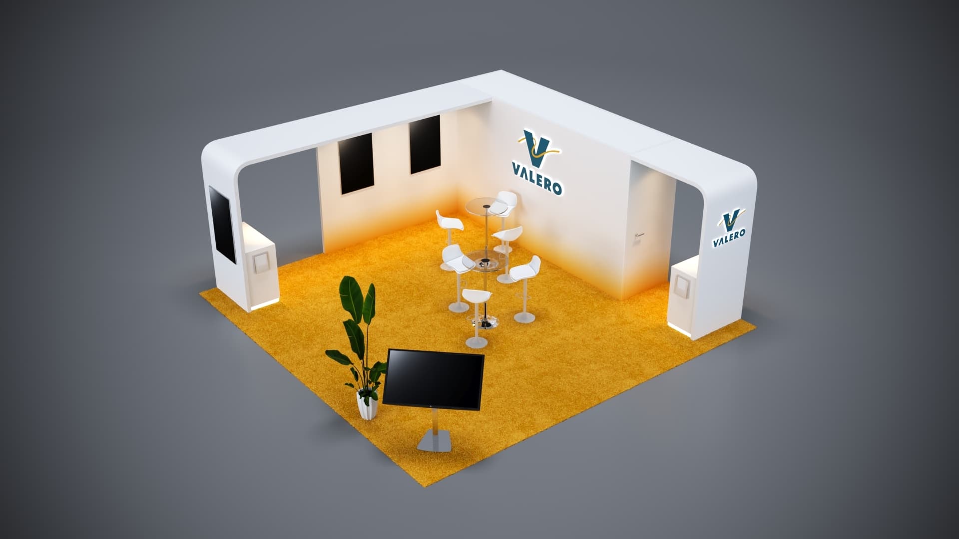 20' x 20' Custom Rental Displays by ExpoNetUSA