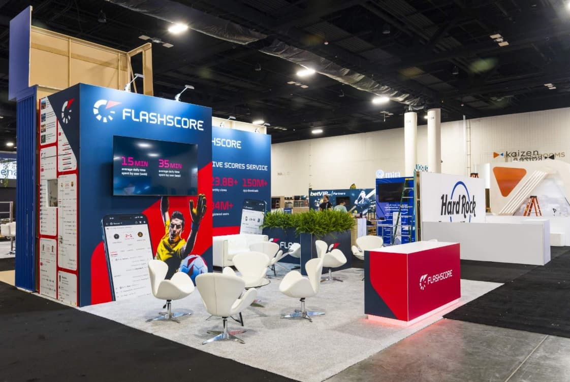 20' x 20' Custom Rental Displays by ExpoNetUSA