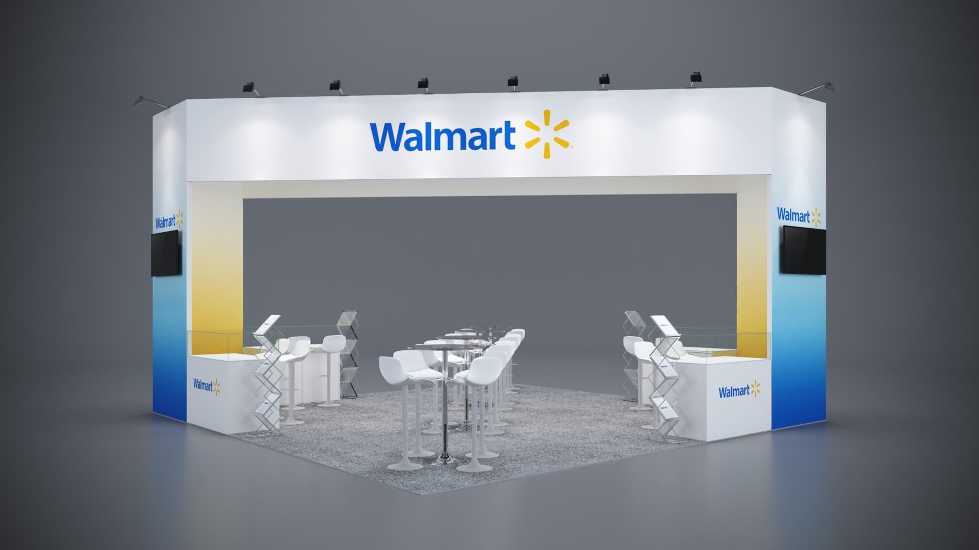20' x 20' Custom Rental Displays by ExpoNetUSA