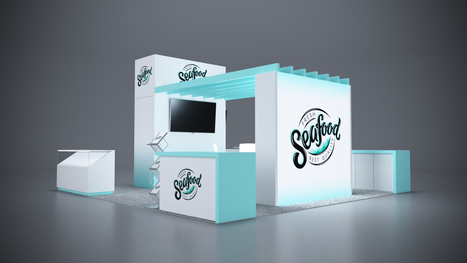 20' x 20' Custom Rental Displays by ExpoNetUSA