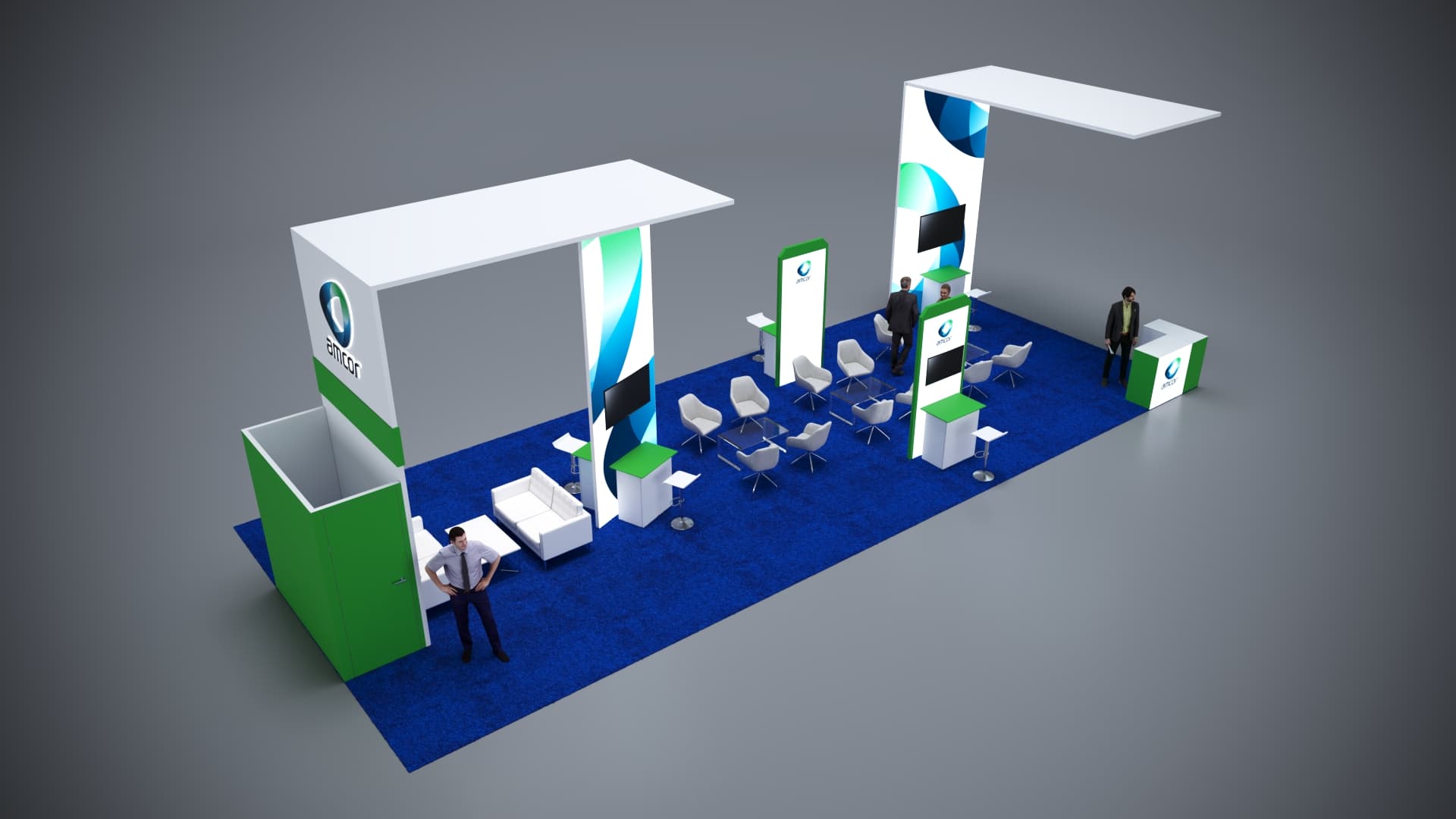 20' x 50' Custom Rental Displays by ExpoNetUSA