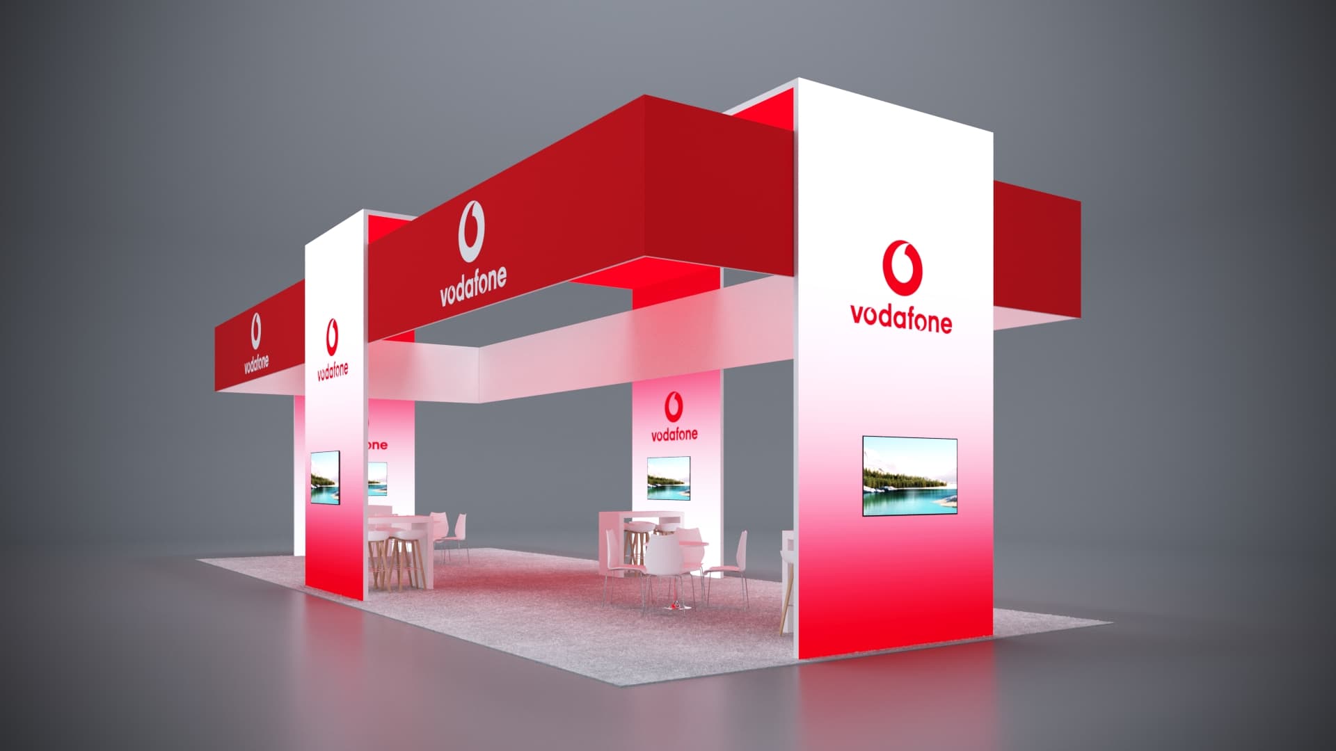 20' x 50' Custom Rental Displays by ExpoNetUSA