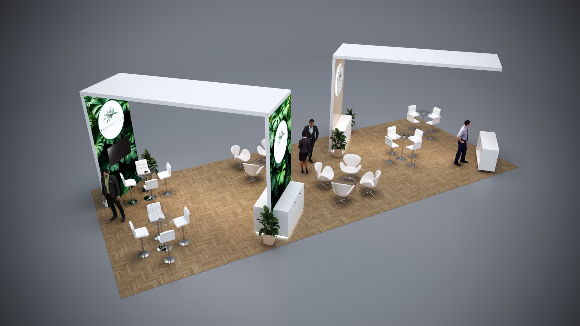 20' x 50' Custom Rental Displays by ExpoNetUSA