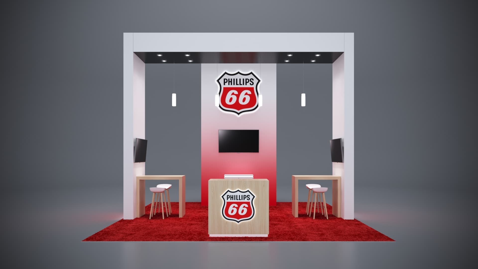 20' x 20' Custom Rental Displays by ExpoNetUSA