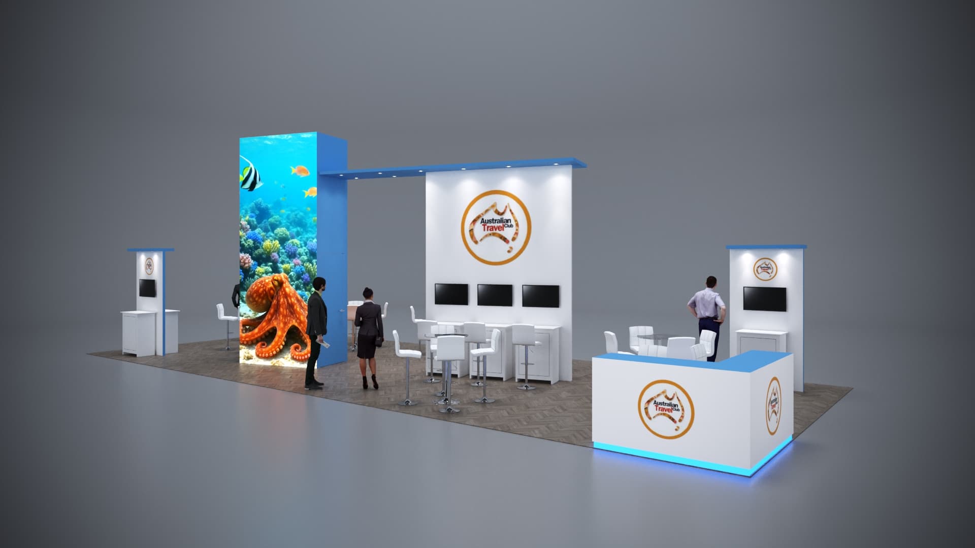 20' x 50' Custom Rental Displays by ExpoNetUSA