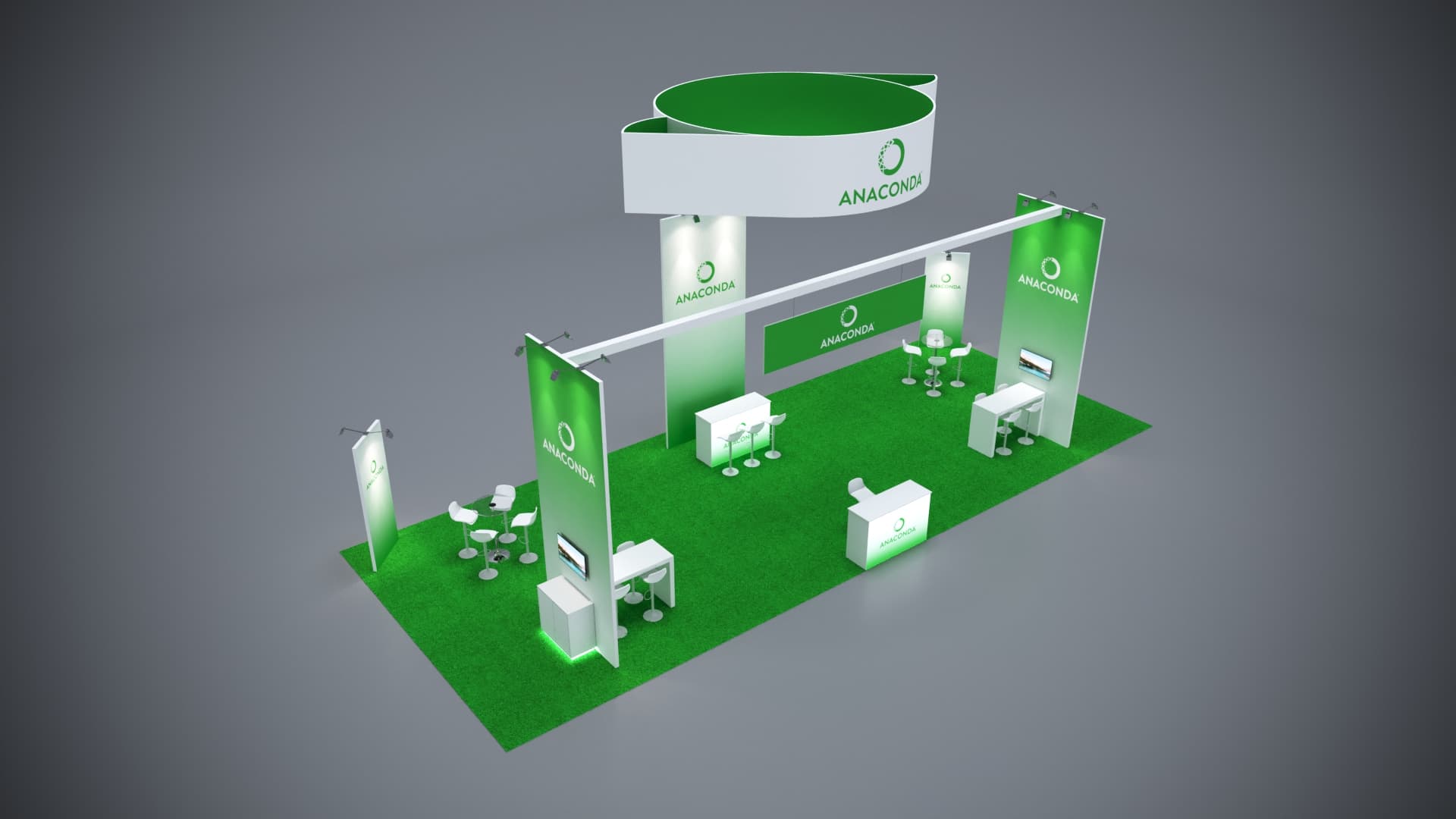 20' x 50' Custom Rental Displays by ExpoNetUSA