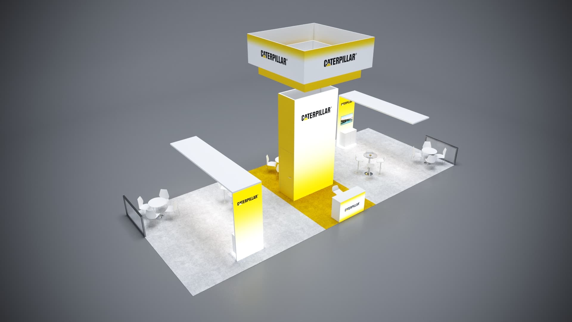 20' x 50' Custom Rental Displays by ExpoNetUSA