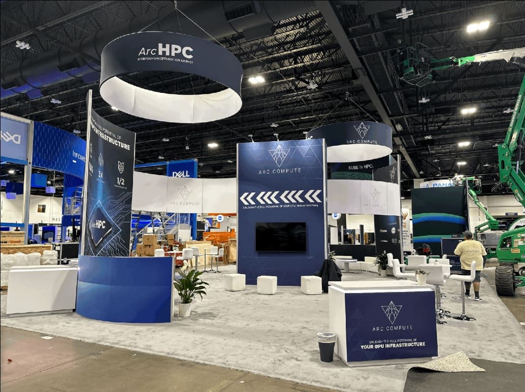 30' x 30' Custom Rental Displays by ExpoNetUSA