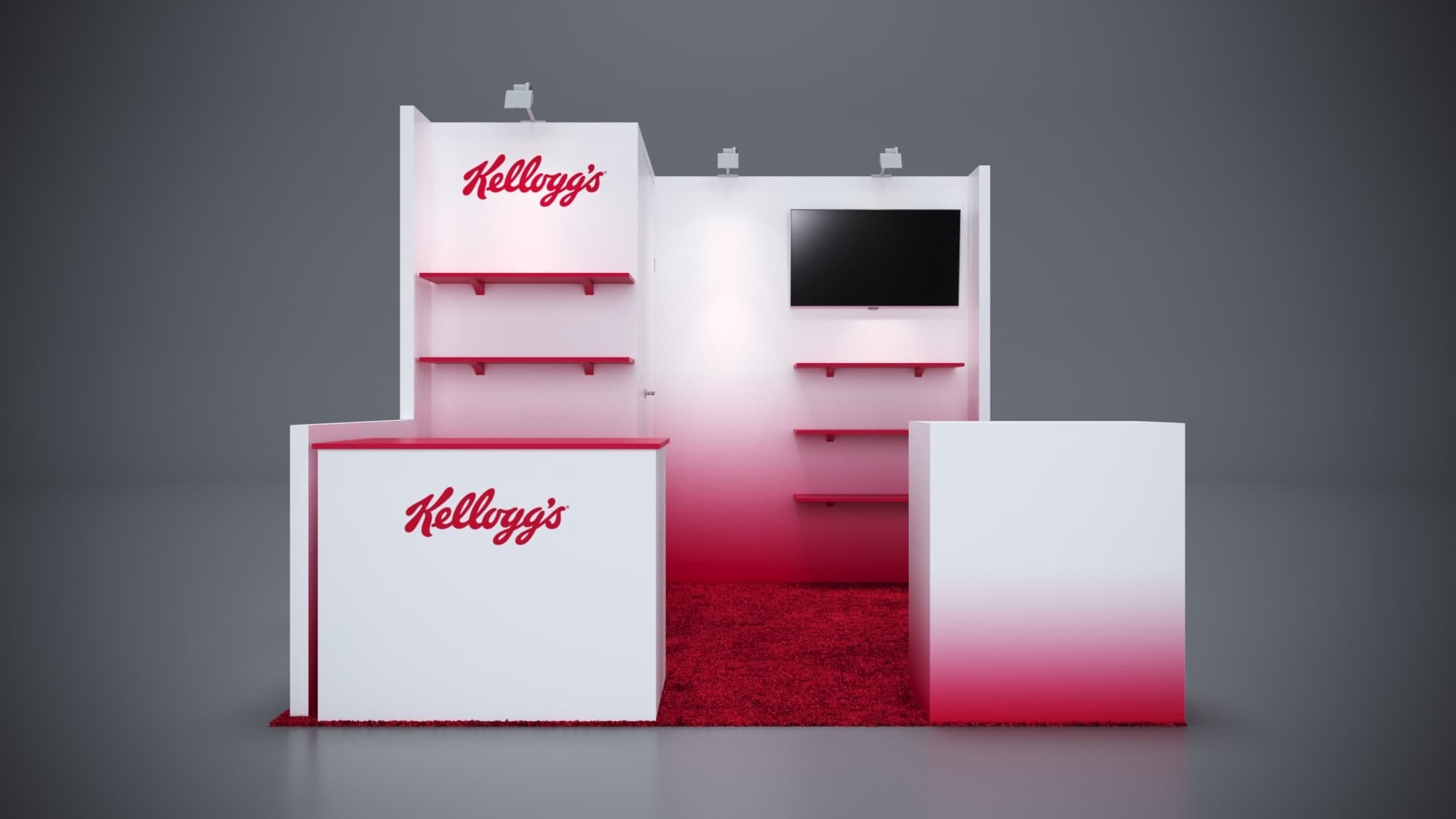 10' x 10' Custom Rental Displays by ExpoNetUSA