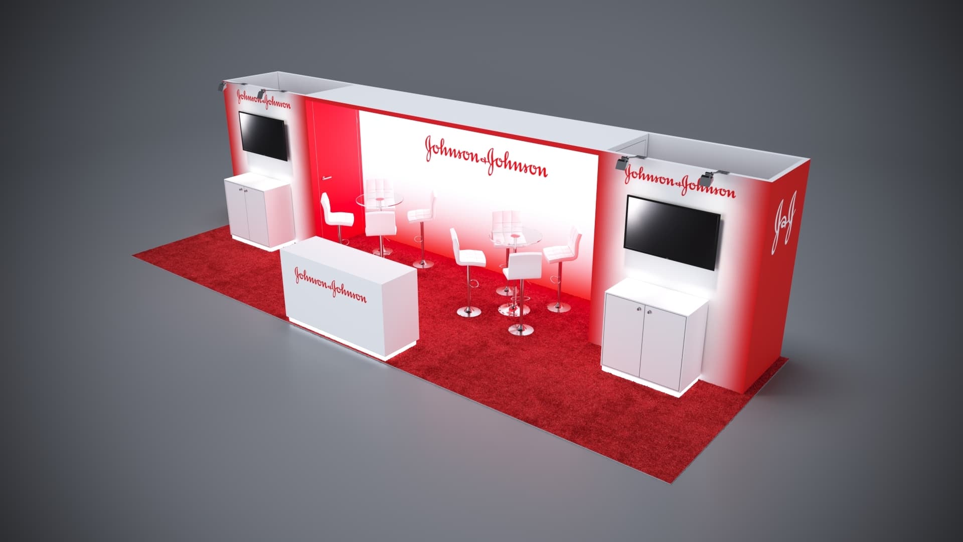 10' x 30' Custom Rental Displays by ExpoNetUSA