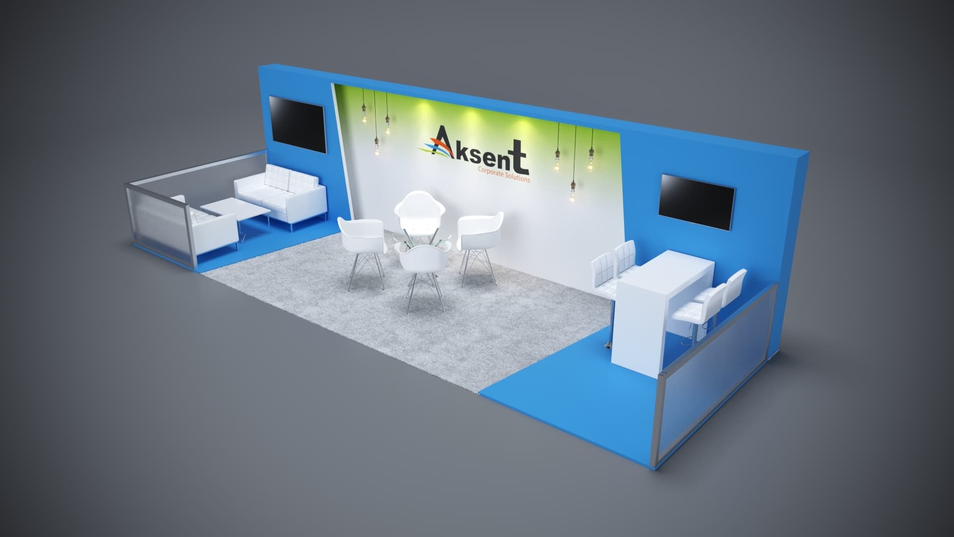 10' x 30' Custom Rental Displays by ExpoNetUSA