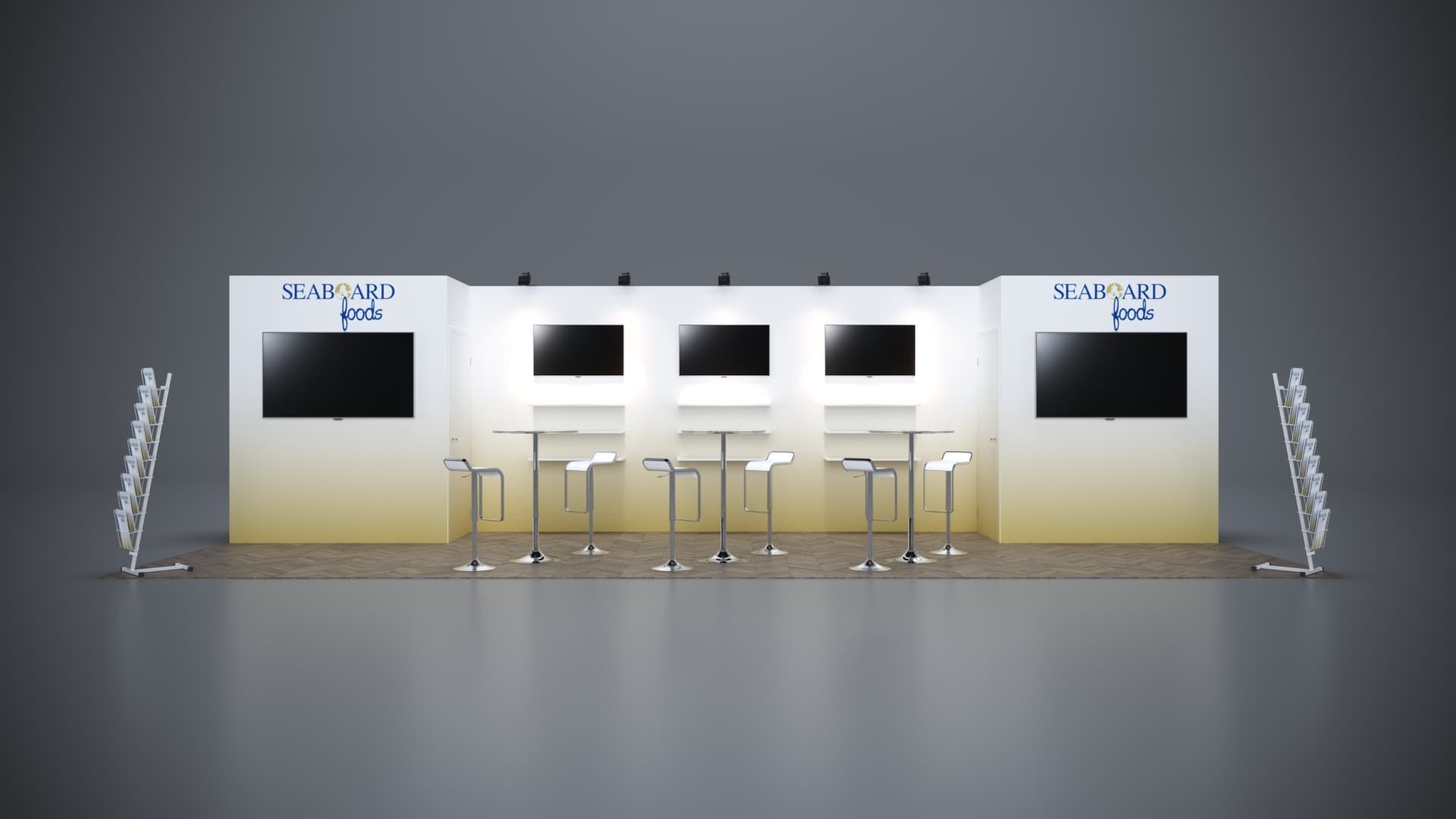 10' x 30' Custom Rental Displays by ExpoNetUSA