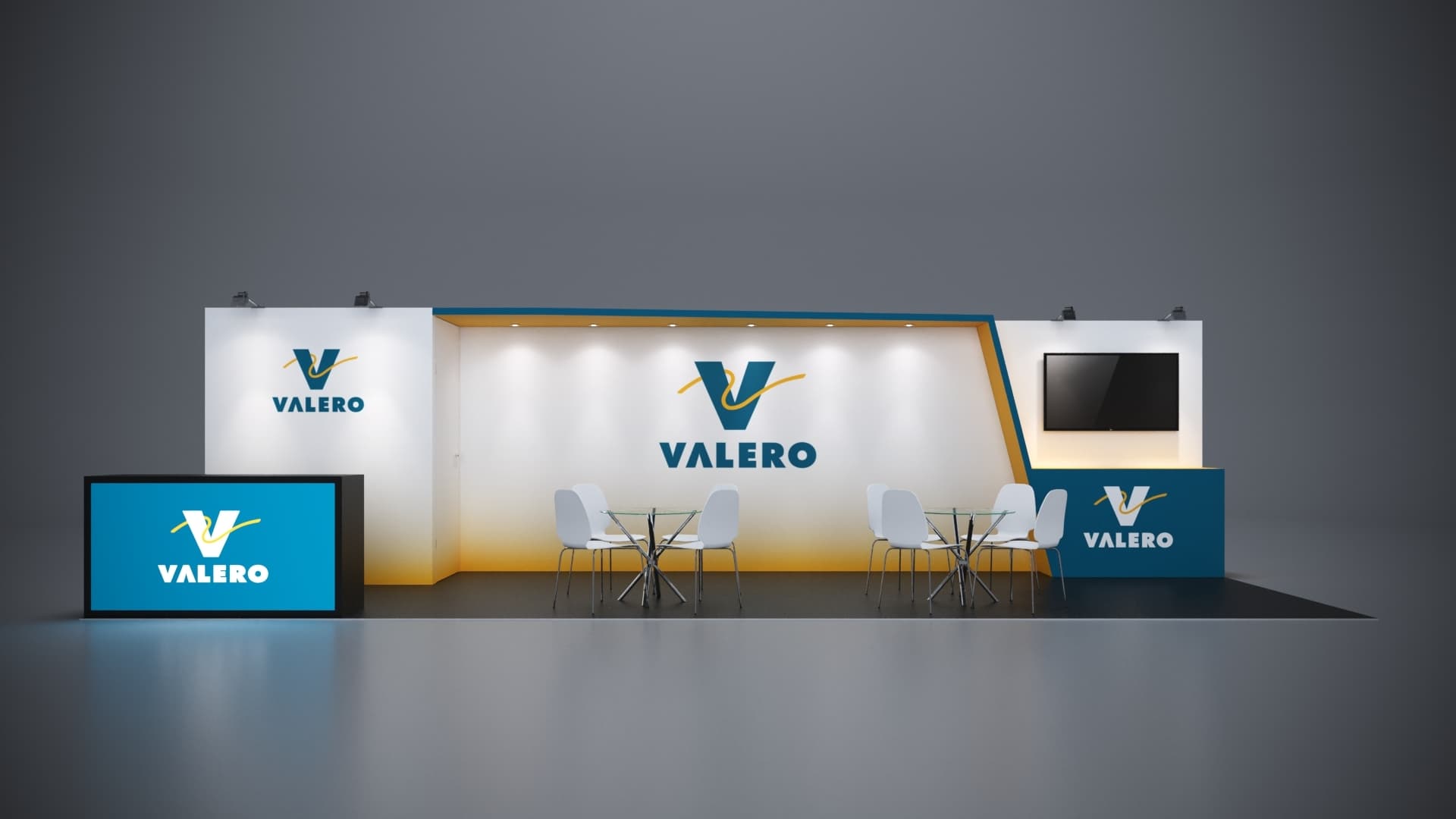10' x 30' Custom Rental Displays by ExpoNetUSA