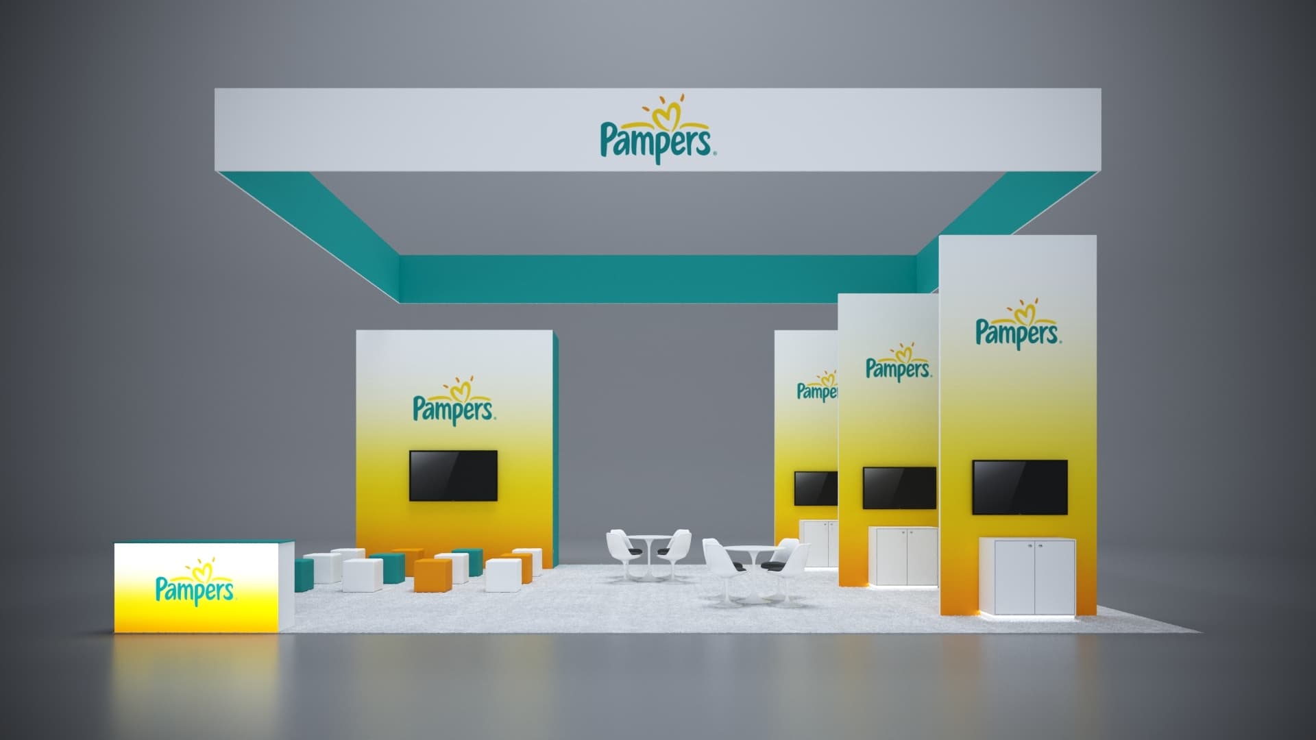 30' x 40' Custom Rental Displays by ExpoNetUSA