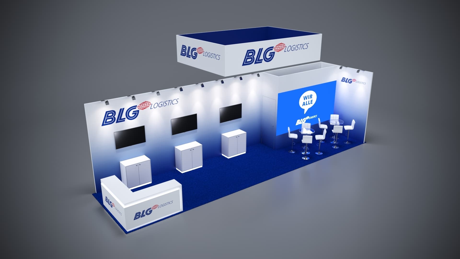10' x 40' Custom Rental Displays by ExpoNetUSA