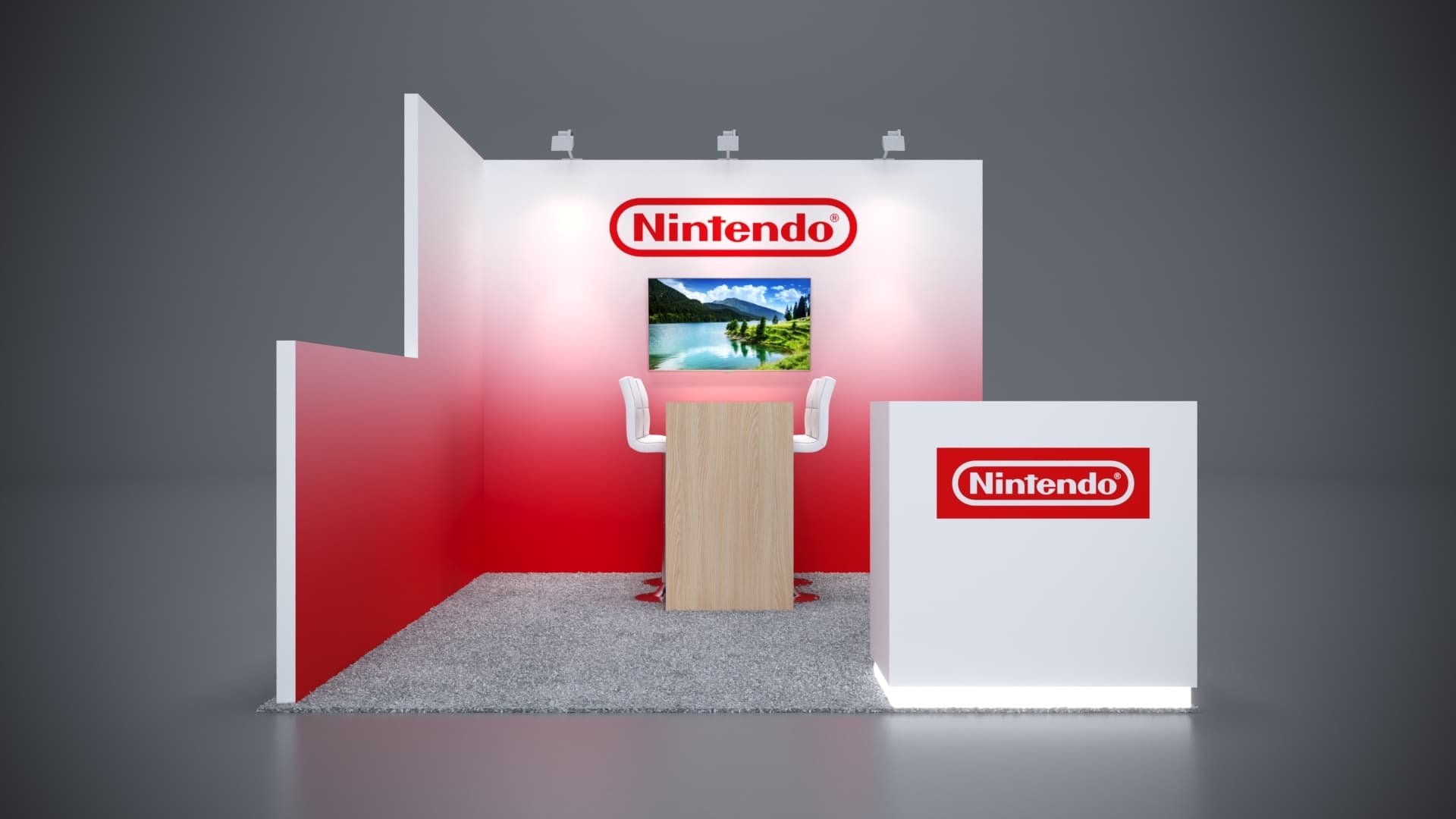 10' x 10' Custom Rental Displays by ExpoNetUSA
