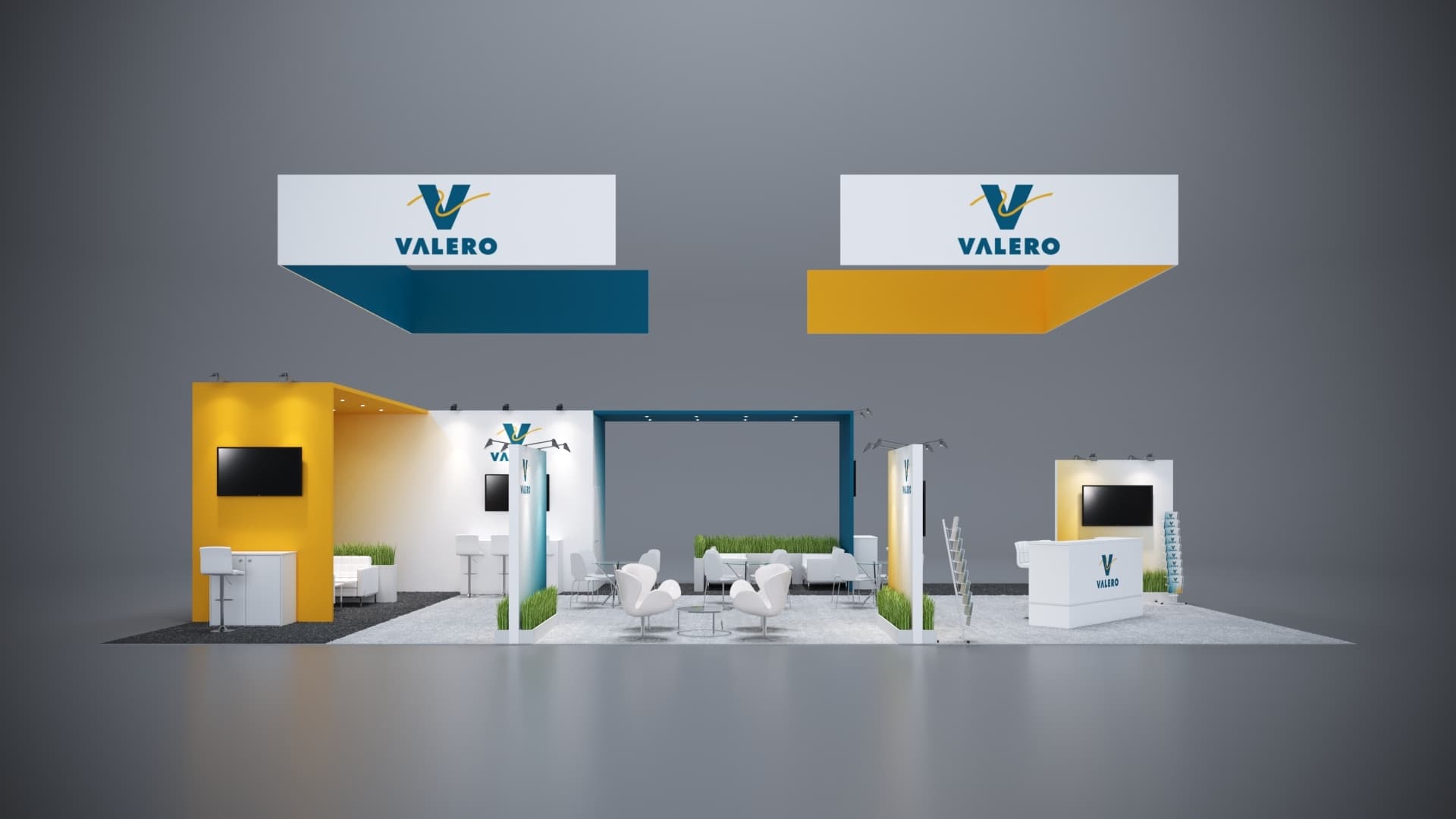 30' x 50' Custom Rental Displays by ExpoNetUSA