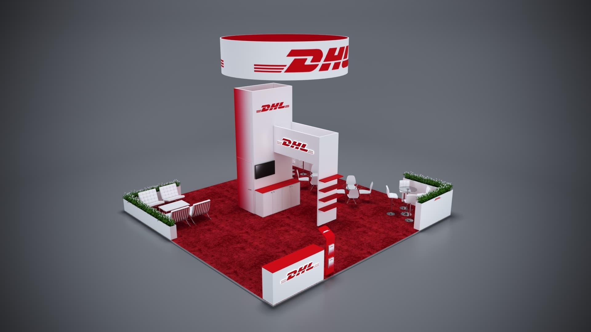 30' x 30' Custom Rental Displays by ExpoNetUSA