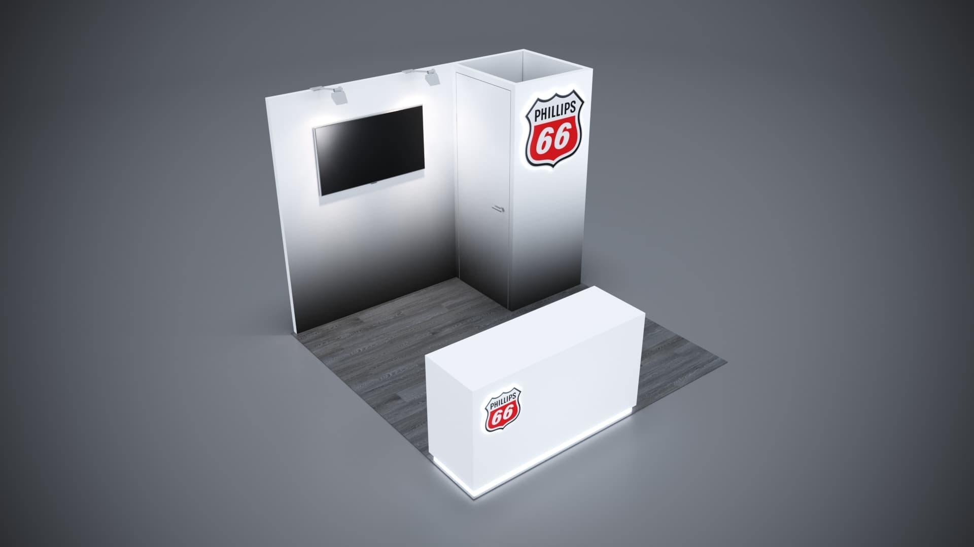 10' x 10' Custom Rental Displays by ExpoNetUSA