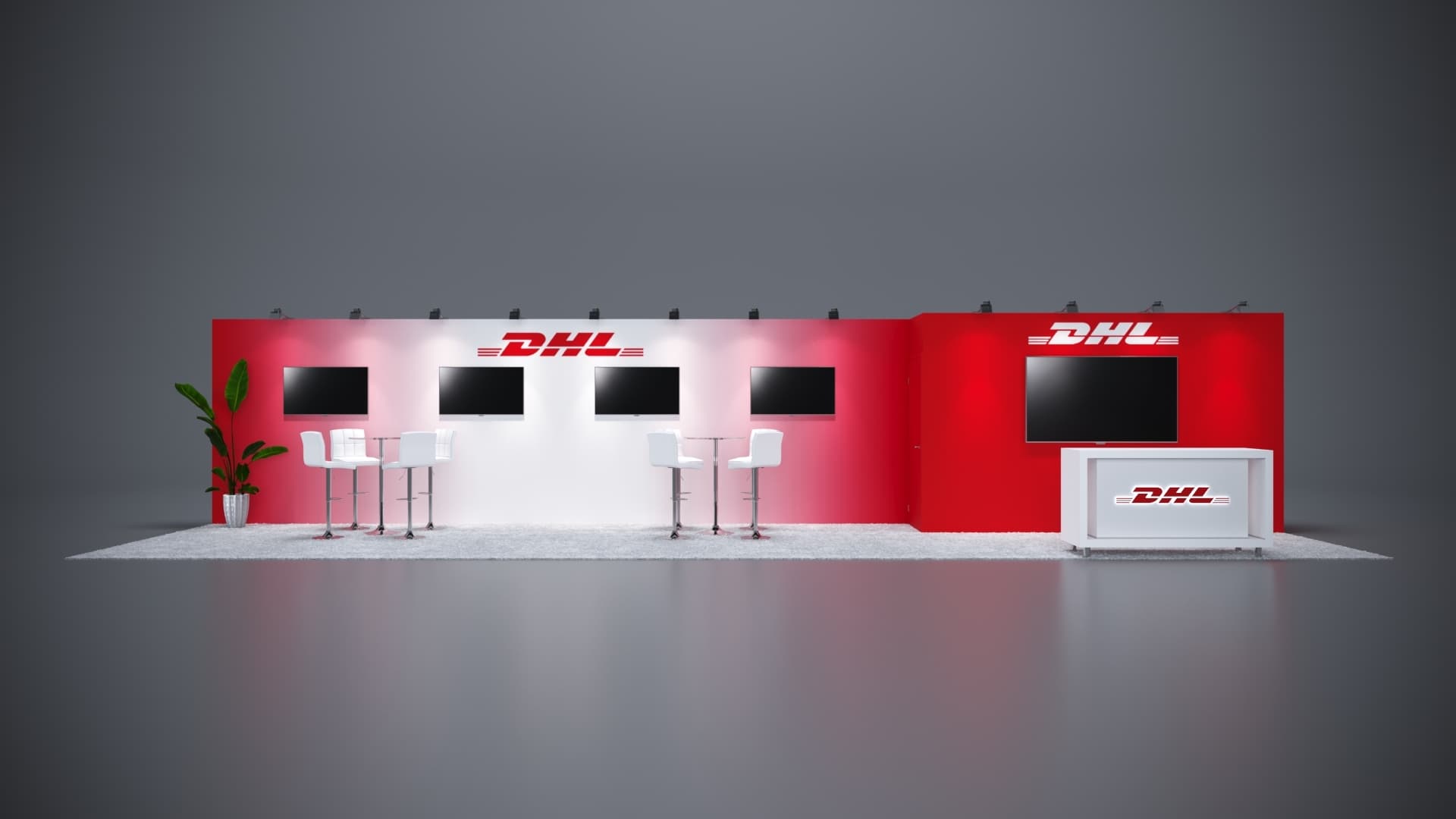 10' x 40' Custom Rental Displays by ExpoNetUSA