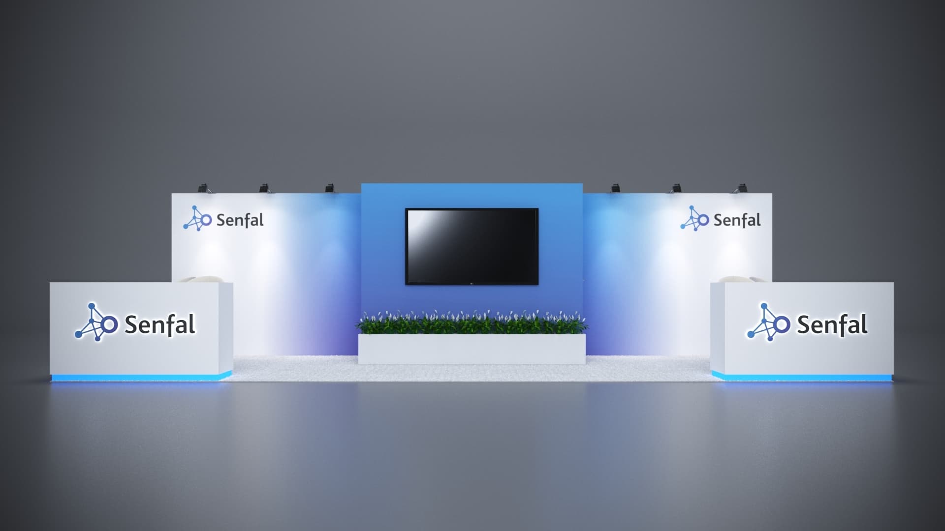 10' x 30' Custom Rental Displays by ExpoNetUSA