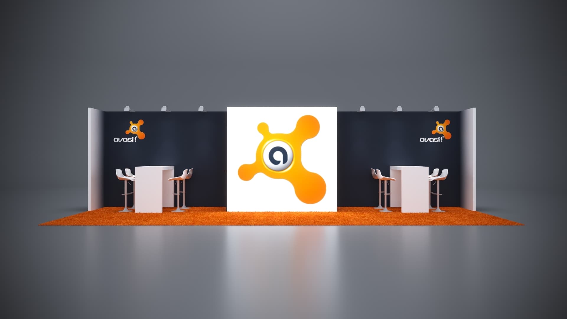 10' x 30' Custom Rental Displays by ExpoNetUSA
