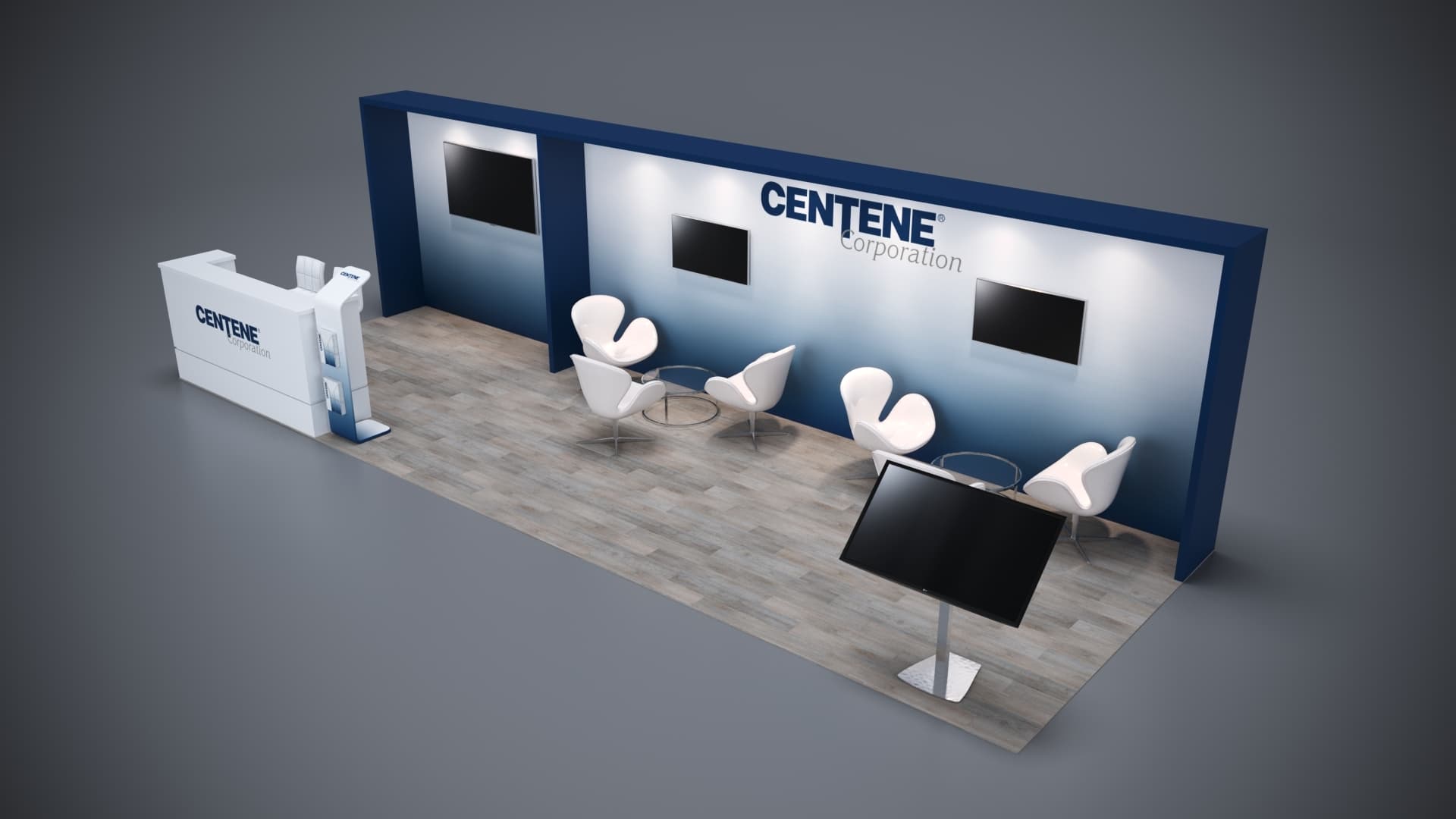 10' x 30' Custom Rental Displays by ExpoNetUSA