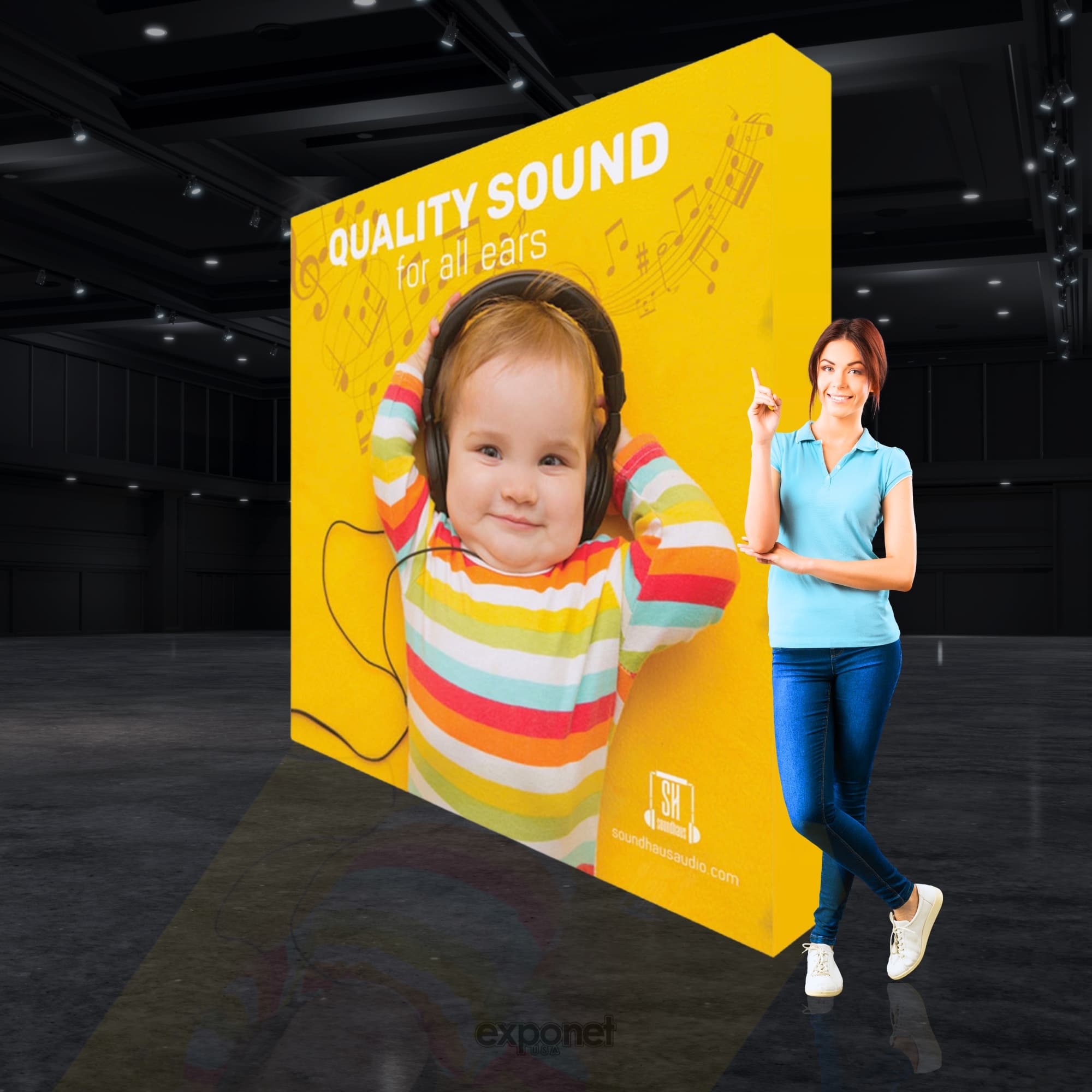One Choice 8ft ReadyPop Display