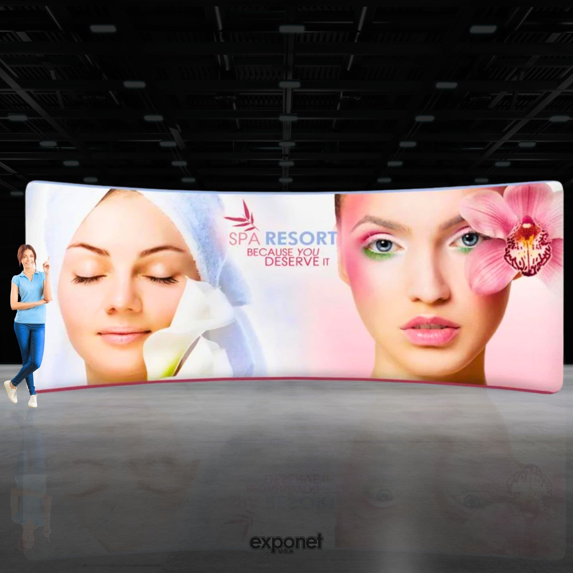 20ft Curved EZ Tube Display