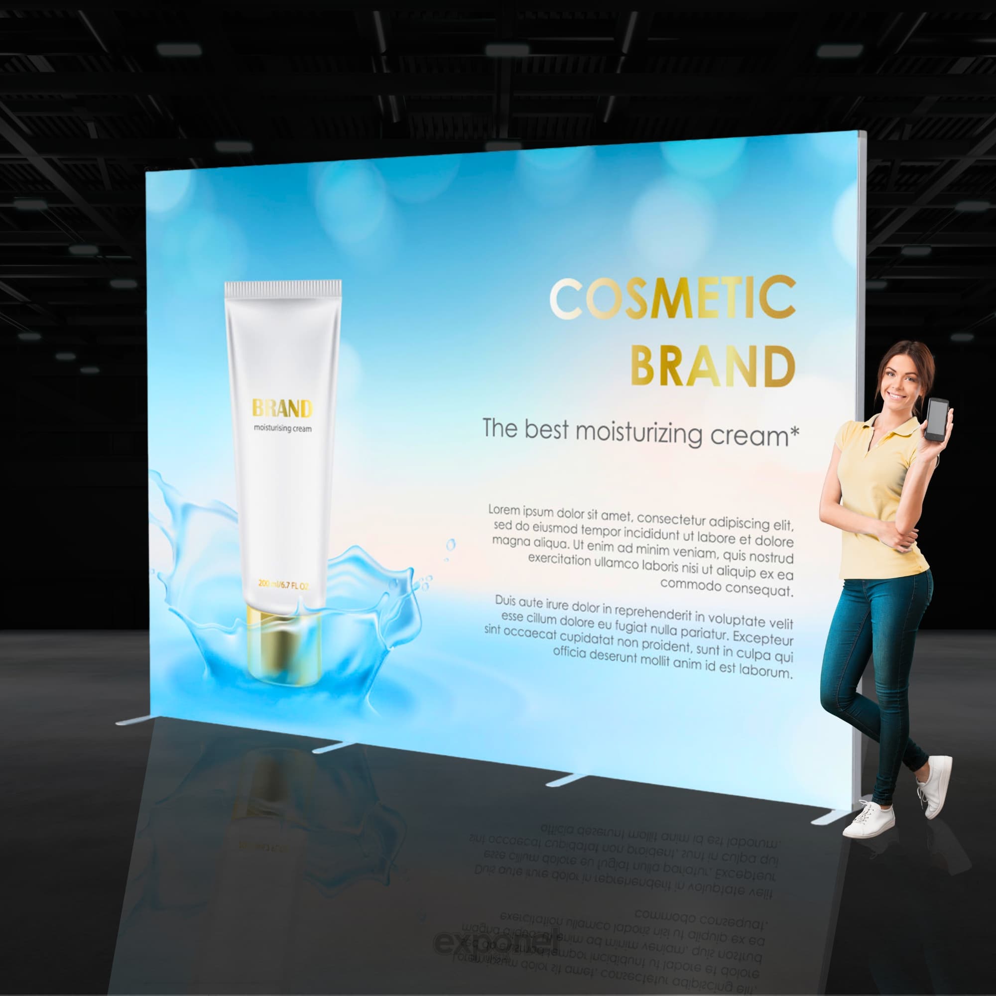 10ft EZ SEG Fabric Display