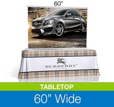 SilverStep 60 Tabletop Banner Stand