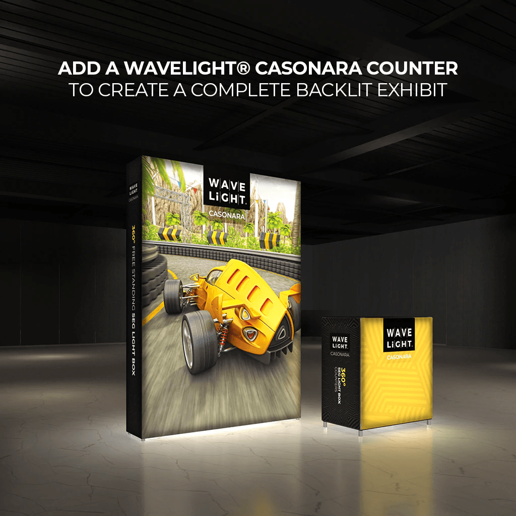 6ft WAVELIGHT® CASONARA SEG LIGHT BOX DISPLAY