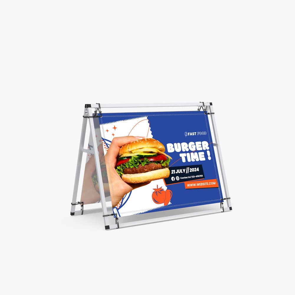A-Frame Outdoor Stand