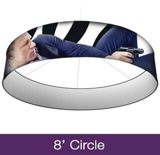 8ft Circle Hanging Sign
