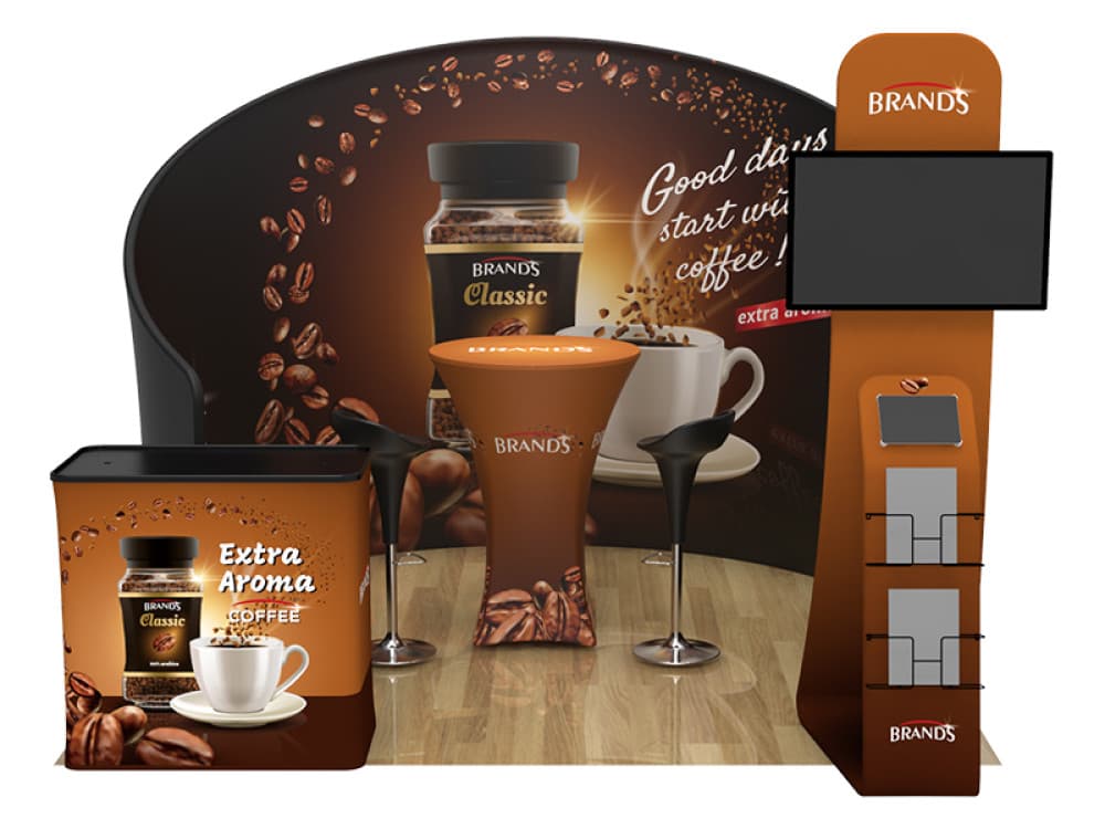 10ft QuickZip K Fabric Display Package